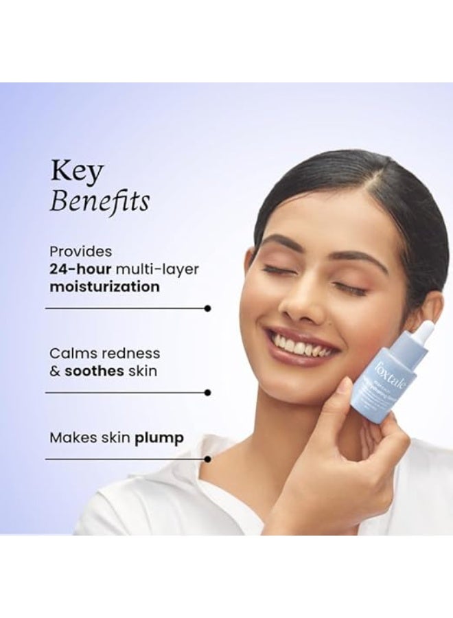 foxtale Hyaluronic Acid Serum For Plump,Glowing Skin With Vitamin B5,Betaine|Intense 24-Hour Hydration,Brightening|Reduction In Fine Lines&Inflammation|For Dry,Sensitive Skin|Men&Women -30 Ml - Image 4