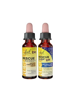 Kids Day & Night Bundle, Bach RESCUE Remedy Kids Dropper [and] RESCUE Sleep Kids Dropper- 2-Pk, Stress Relief & Sleep Support with Natural Flower Esssences, Homeopathic, Non-Alcohol Formula, 10mL Ea - pzsku/Z04C9292914FDA1180CDAZ/45/_/1728156621/43e909a3-eebe-4977-a26b-971cb9a5e37a