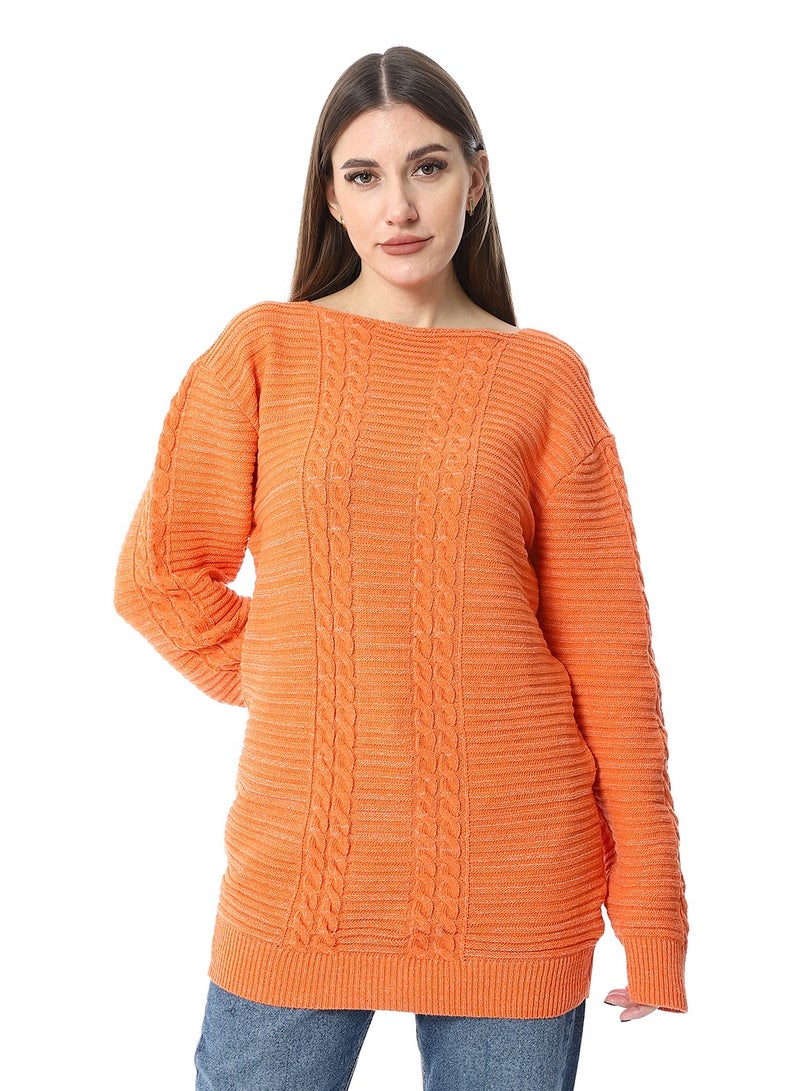 Caesar Women Wool Long Pullover With High Neck - Image 1