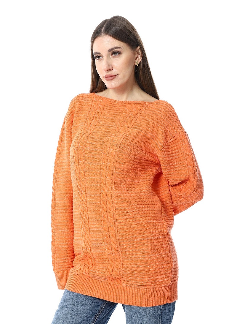 Caesar Women Wool Long Pullover With High Neck - Image 4