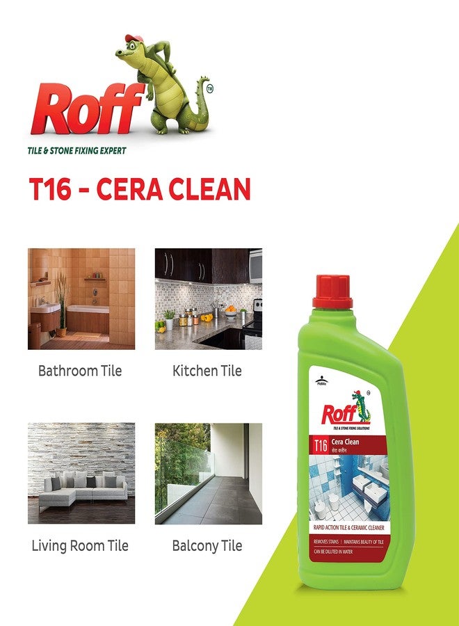 Roff Cera Tile Cleaner, Floor and Ceramic Cleaner, Concentrated Liquid for Tough Stains,Multi-surface Floor and Tile Cleaner(Roff 32630),500 ml - Image 2