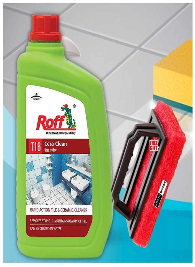 Roff Cera Tile Cleaner, Floor and Ceramic Cleaner, Concentrated Liquid for Tough Stains,Multi-surface Floor and Tile Cleaner(Roff 32630),500 ml - Image 1