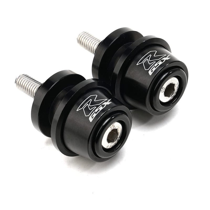 Motorcycle Swing Arm Spools Sliders CNC Swing Arm Stand Screw Swingarm Stand Paddock Compatible for Suzuki GSXR1000 GSXR1300 GSX8R GSX8R GSXR600 GSXR750 GSXR 125 GSXR 150 Black