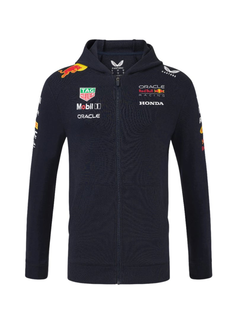 Red Bull Racing F1 Team Full Zip Hooded Sweatshirt - Image 1