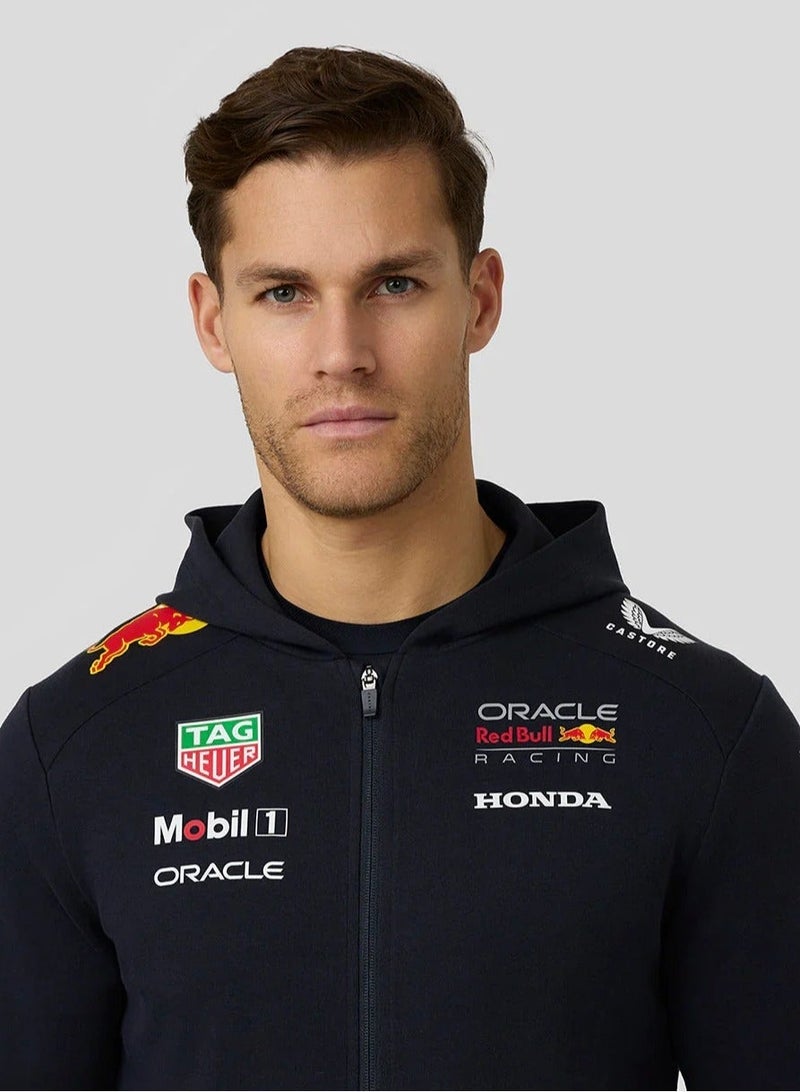 Red Bull Racing F1 Team Full Zip Hooded Sweatshirt - Image 3