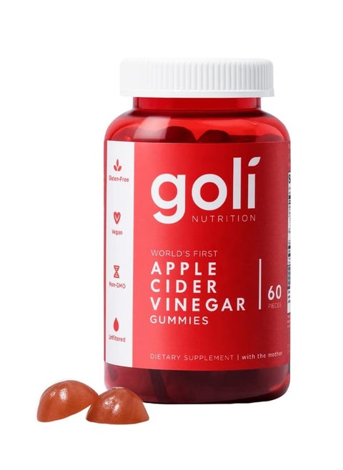 Goli Apple Cider Vinegar Gummies 60 Pieces