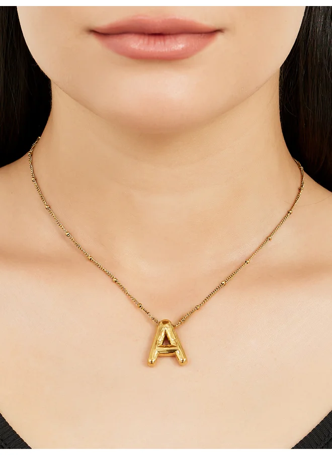 ستايلي Styli Initial A Pendant Necklace