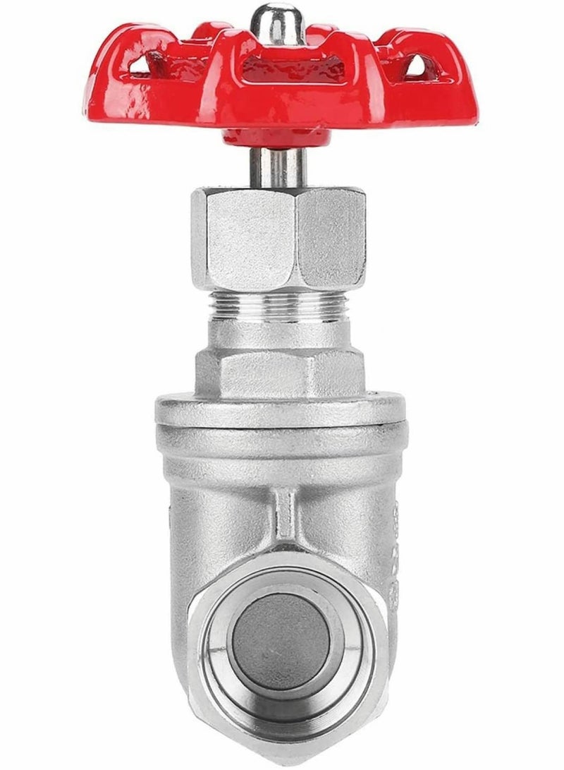 Gate Valve,Stainless Steel Valve, DN20 Female Connection, 26.5 mm (3/4) - Thread,BSPP G3/4 Rotary Sluice Valve for Water Oil Gas  - Image 5