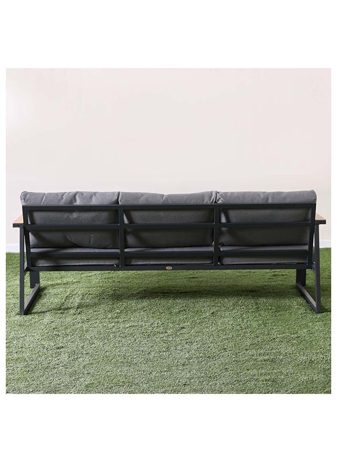 DANUBE HOME - Roma 5-Seater Outdoor Sofa Set Aluminium Frame Modern Garden Furniture Gray - Image 1