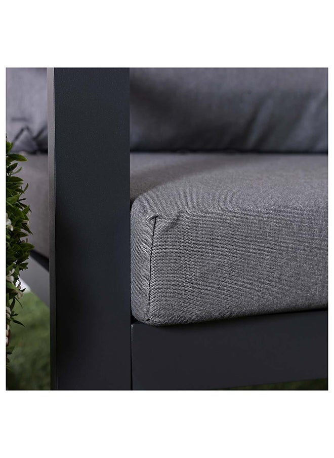DANUBE HOME - Roma 5-Seater Outdoor Sofa Set Aluminium Frame Modern Garden Furniture Gray - Image 1