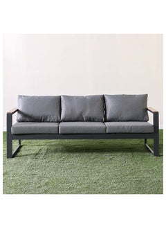 DANUBE HOME Roma 5-Seater Outdoor Sofa Set Aluminium Frame Modern Garden Furniture Gray  - Image 4