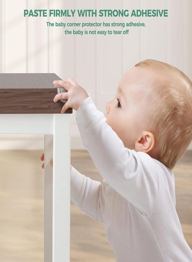 click2shop Clear Round Corner Protectors - Baby Proofing Safety Bumpers for Table Edges & Furniture Corners | Transparent Cushioned Guards for Infant & Child Protection-Pack of 8 - Image 4