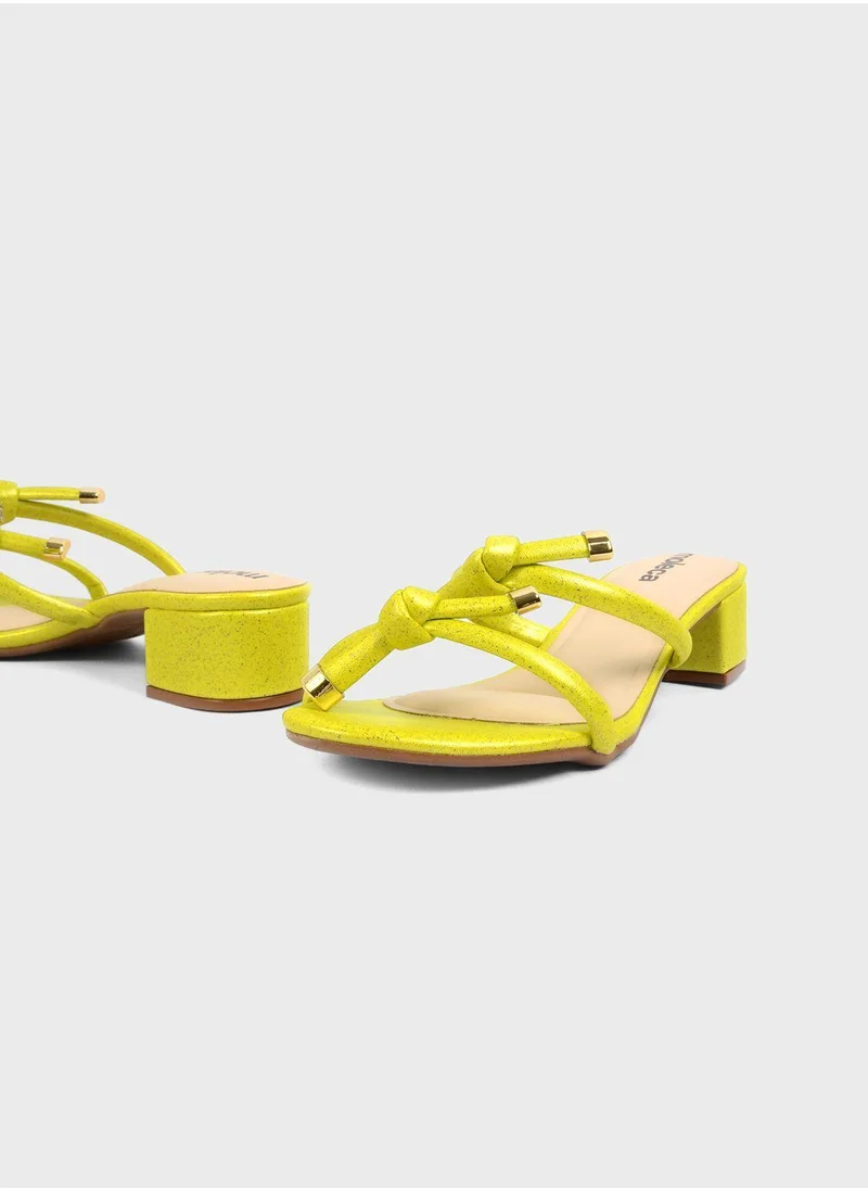 MOLECA Franzoni Mid Strap Heel Sandal
