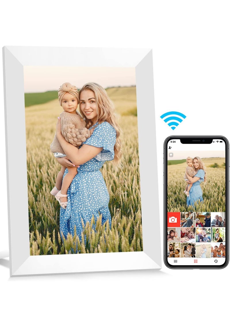 Frameo Digital Picture Frame, 10.1 Inch WiFi, 1280x800 HD IPS Touch Screen, Photo Frame Electronic, 32GB Memory, Auto-Rotate, Wall Mountable, Share Photos/Videos Instantly via Frameo App from Anywhere - Image 5