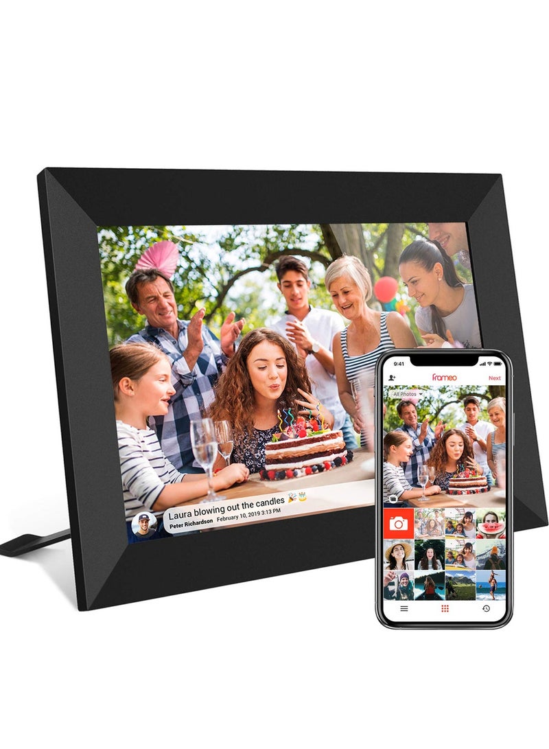 Frameo Digital Picture Frame, 10.1 Inch WiFi, 1280x800 HD IPS Touch Screen, Photo Frame Electronic, 32GB Memory, Auto-Rotate, Wall Mountable, Share Photos/Videos Instantly via Frameo App from Anywhere - Image 2
