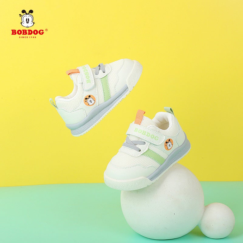Non-Slip 2025 Spring And Breathable Versatile Shoes Babudou Fashionable Casual Mesh Children'S Shoes Toddler Shoes For Young Children - Image 3