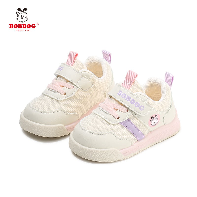 Non-Slip 2025 Spring And Breathable Versatile Shoes Babudou Fashionable Casual Mesh Children'S Shoes Toddler Shoes For Young Children - Image 4