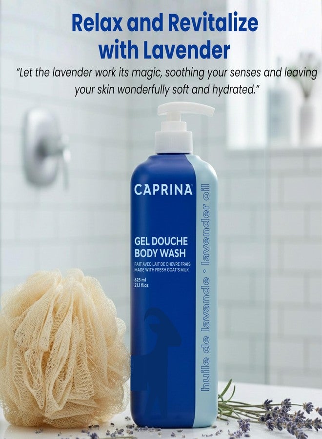 Caprina by Canus Goat Milk Body Wash, LAVENDER OIL, 625 ml (21.1 fl oz), Moisturizing Daily Cleanser, Rich Creamy Lather, Made in Canada - Image 4