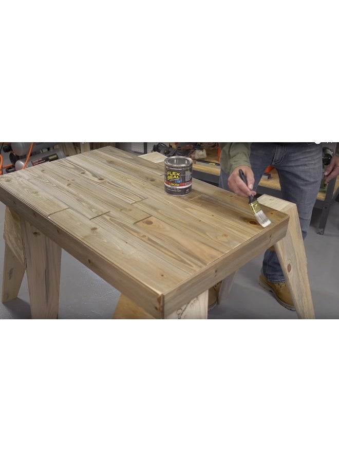 Flex Seal Liquid, Rubber Coating Sealant, Waterproof, Flexible, Breathable, and UV Resistant, Roof Repair, Basements, RV, Campers, Trailers, Marine, EPDM, Masonry, Clear, 1 Gallon - Image 5