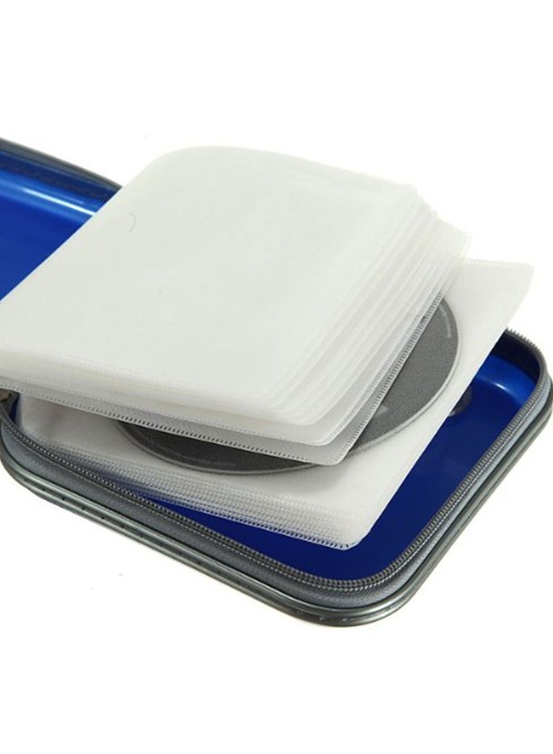 40 Disc CD DVD Wallet Album Plastic Storage Organizer Holder Case Bag - Image 3