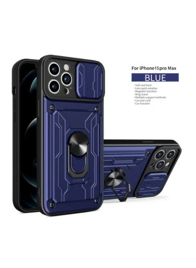 GULFLINK Back Cover Phone Protection Case For iPhone 15pro max Navy