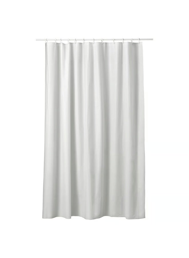 Selecto Hub Shower Curtain Waterproof PEVA – Mold & Mildew Resistant Bathroom Curtain, Durable Lightweight Bath Curtain for Shower Stall & Bathtub, White (180 × 200 cm / 71 × 79 inches) - Image 1