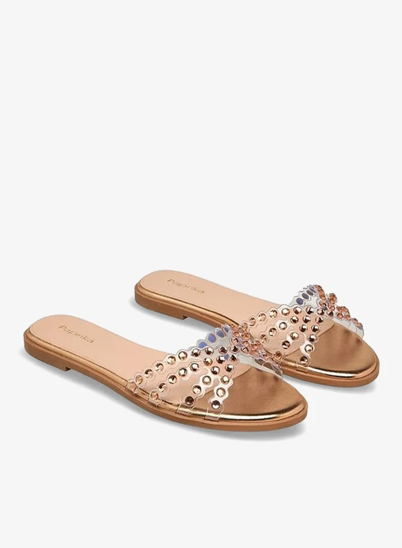 Paprika Women Embellished Flat Sandals Ramadan Collection