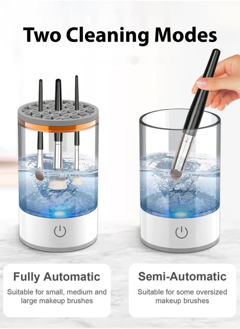 Toshionics - Electric Super Fast Makeup Brush Cleaner Professional Universal Cosmetics Beauty Tools Deep Cleaning Machine Fit for All Size Brushes Best Gifts for Women Wife Mom Portable Compact Design Travel Home - Image 1