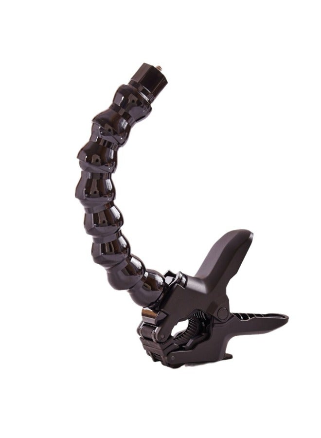 Generic Aixia Ou Applicable To Yingshi Dajiang Gopro Hercules 19/13/9/5 Section Snake Arm Camera Hercules-Color:1/4 Screw To Cycling Seat Action Camera Hose Bracket Neutral Type 12-section Flexible Snake Arm  - Image 5