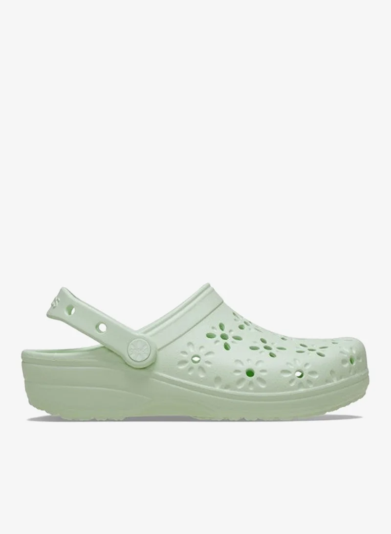 Classic Floral Cut Out Clog