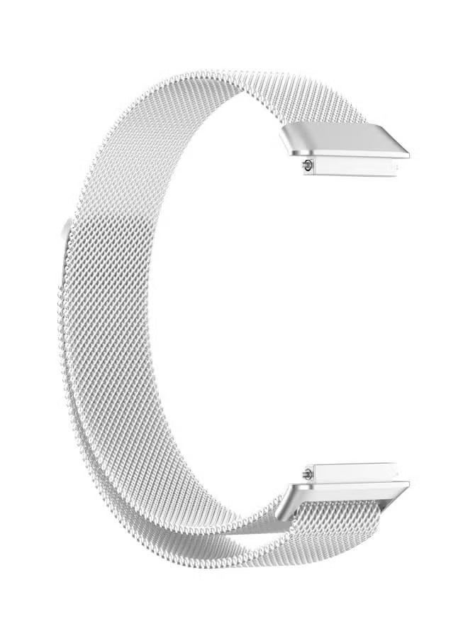 هواوي باند 7 ميلانو المعادن المغناطيسية سوار الفضة - Image 2