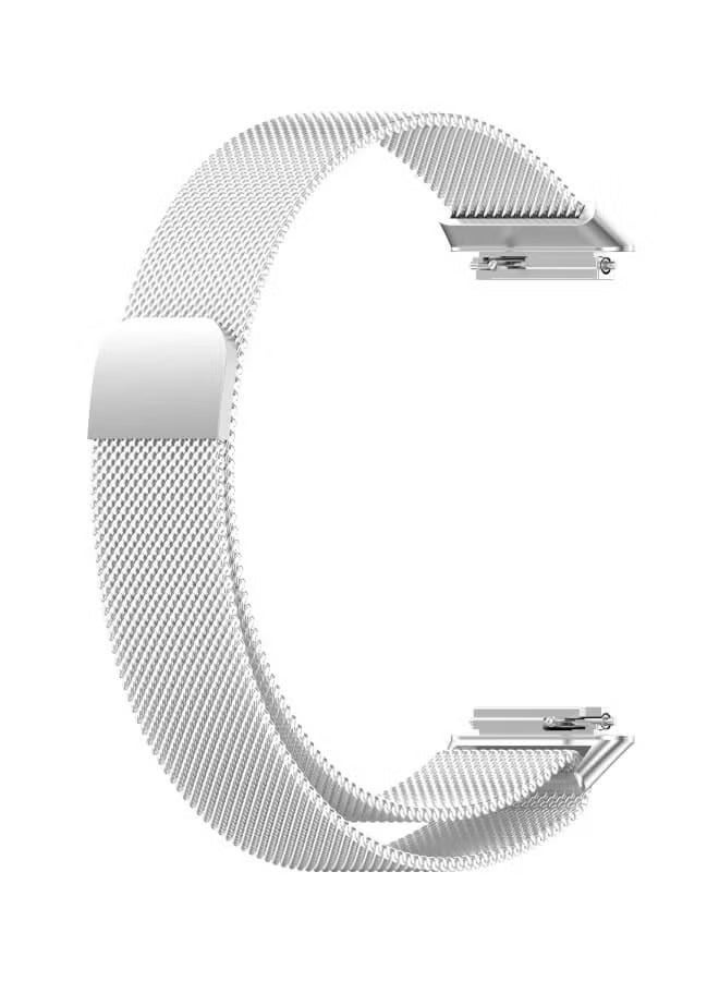 هواوي باند 7 ميلانو المعادن المغناطيسية سوار الفضة - Image 3