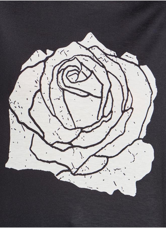 Styli Graphic Print Short Sleeve Regular Fit T-Shirtâ€‹  - Image 4