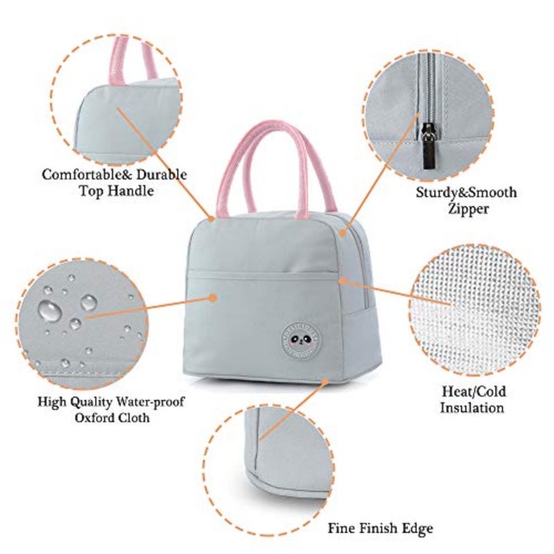 Lunch Bag Insulated Lunch Bags for Women, Lunch Cool Bag Adults Water-Resistant Thermal Leak-Proof Lunch Organizer for Men Work Picnic - Image 2