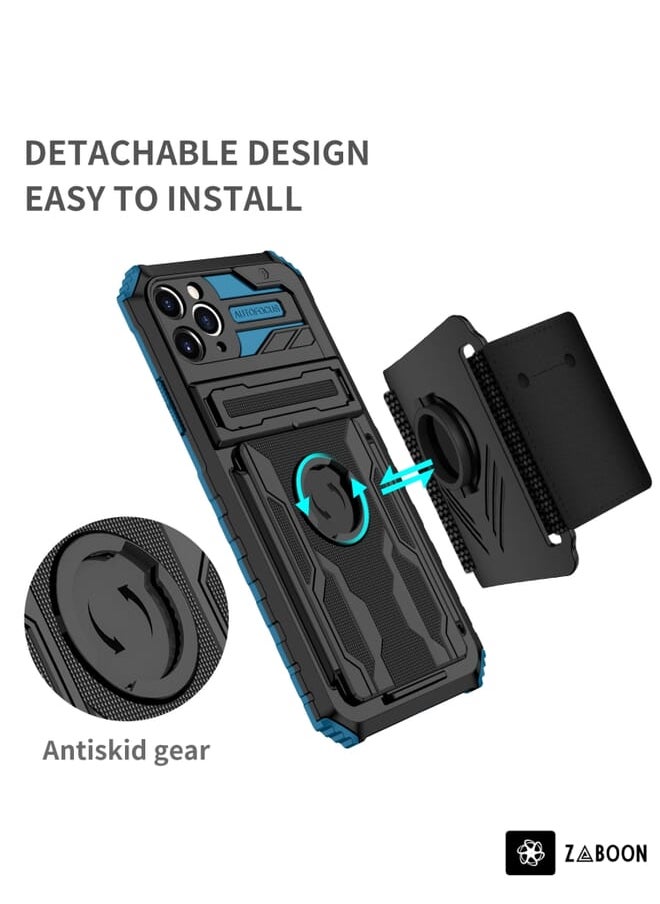 Protective Case For iPhone 11 Pro Max Kickstand Detachable Armband