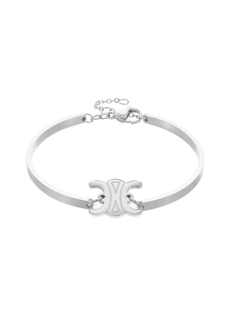 French-style Triumph Arch titanium steel bracelet. 