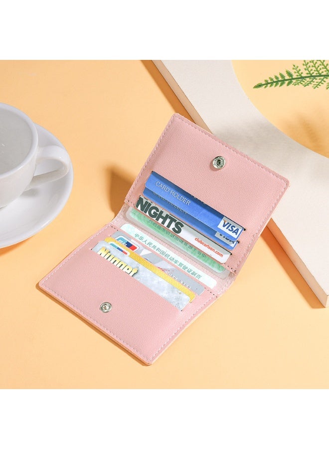 xozgdovg Slim Multi-Card Holder RFID Blocking Brown 8-card driver's license  - Image 3