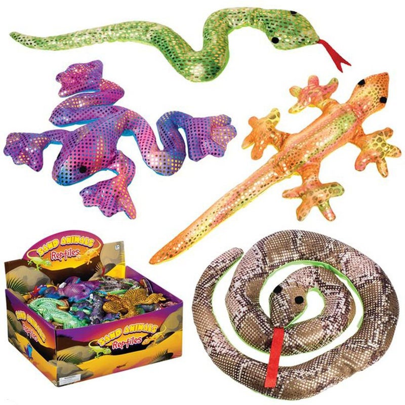 Toysmith Sandfilled Shimmering Reptiles 1 Count Assorted Colors and Styles - Image 3