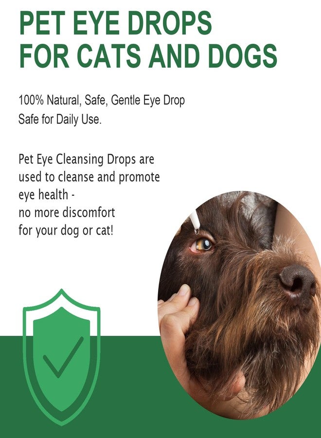 Bieyoc Pet Eye Wash for Dogs and Cats, Dog and Cat Eye Wash to Flush and Soothe Eye Irritations, Pet Tear Stain Cleaner 60ml - Image 2