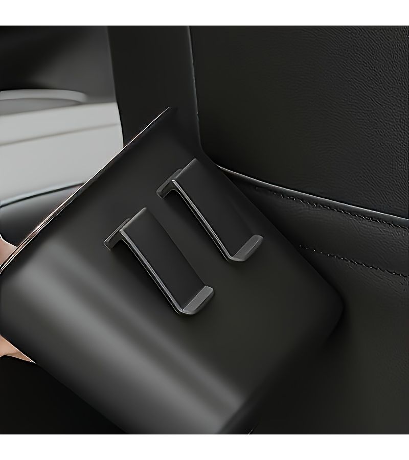 Black Thickened Car Waste Bin Large Capacity Back Seat Storage Umbrella Holder 1300 - Image 3