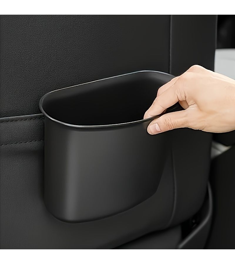 Black Thickened Car Waste Bin Large Capacity Back Seat Storage Umbrella Holder 1300 - Image 1