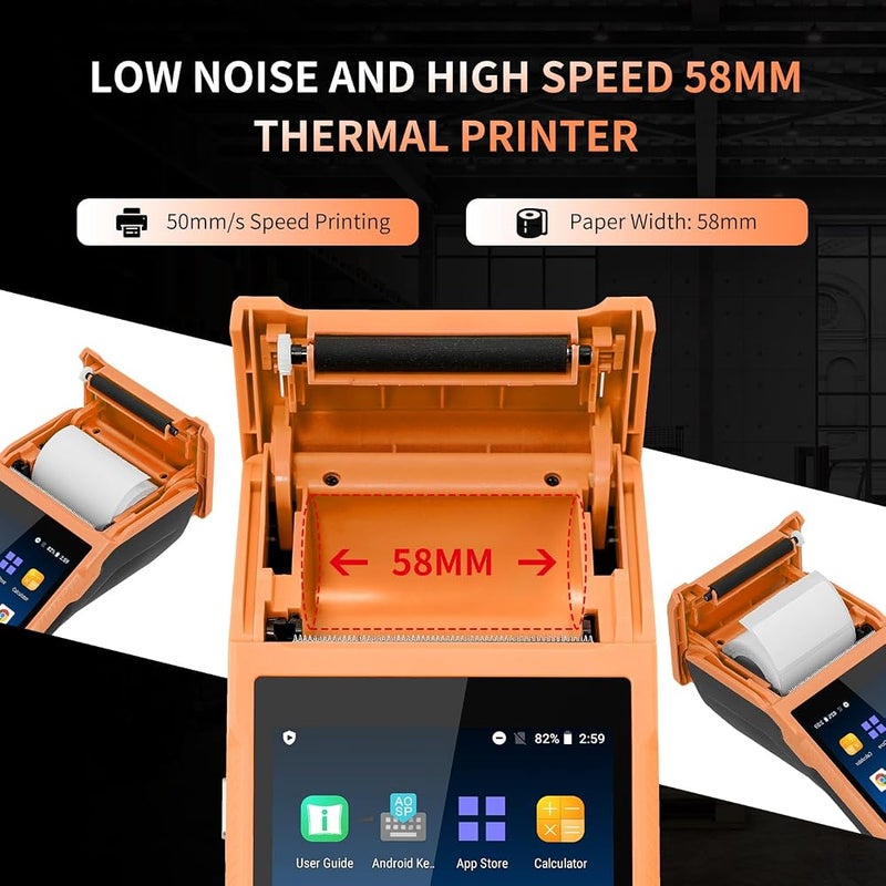 NETUM P58-03 Handheld PDA Android 11.0 POS Terminal with Receipt Printer - Image 5