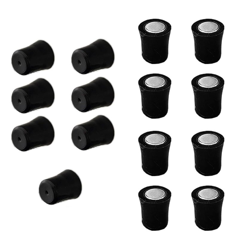 WFCYX 15 Magnetic Pin Backs for Enamel Pins (Black), Converts Pins into Refrigerator Magnets & Put Your Pins on Fridge for Seasonal Decorations and Gifts, Enamel Pins Not Included - Image 1