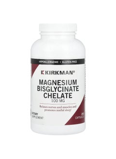 Kirkman Labs Kirkman Labs, Magnesium Bisglycinate Chelate, 100 mg, 250 Capsules  - Image 1