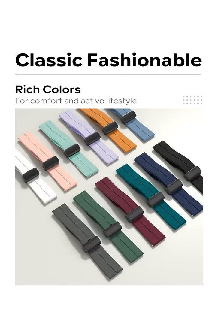 UMIXPRO Silicone Watch Band For CMF by Nothing Watch Pro Watchband Bracelet Magnetic Folding Buckle Soft Silicone Replacement Straps for Men Women - Image 4