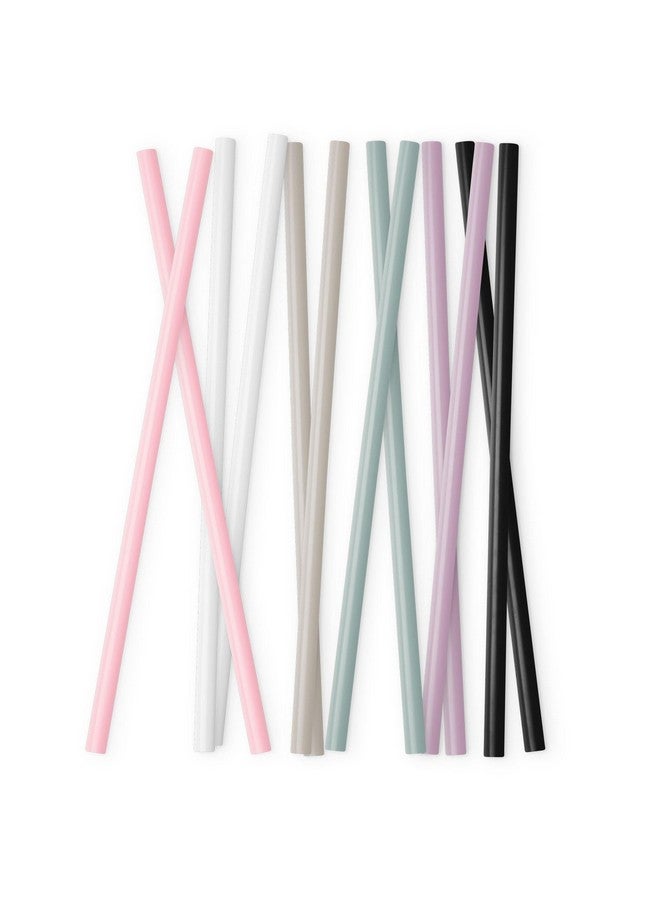 Simple Modern Simple Modern Plastic Reusable Straws | BPA Free and Waste Reducing Plastic Straw for Tumblers and Travel Mugs | Trek Collection | 12 Pack | Assortment 1 - Image 1
