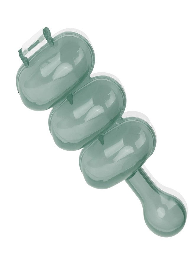 زيروديس كرات أرز زيروديس، هزاز كرات أرز للأطفال، أداة صنع لفائف السوشي على شكل كرة، أدوات مطبخ للأطفال (أخضر) - Image 1