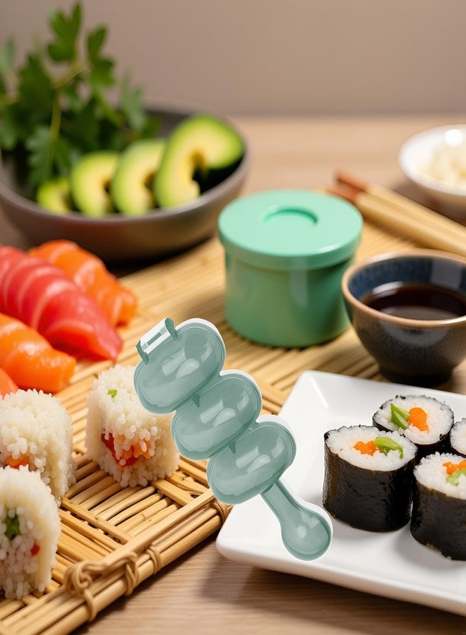 زيروديس كرات أرز زيروديس، هزاز كرات أرز للأطفال، أداة صنع لفائف السوشي على شكل كرة، أدوات مطبخ للأطفال (أخضر) - Image 4