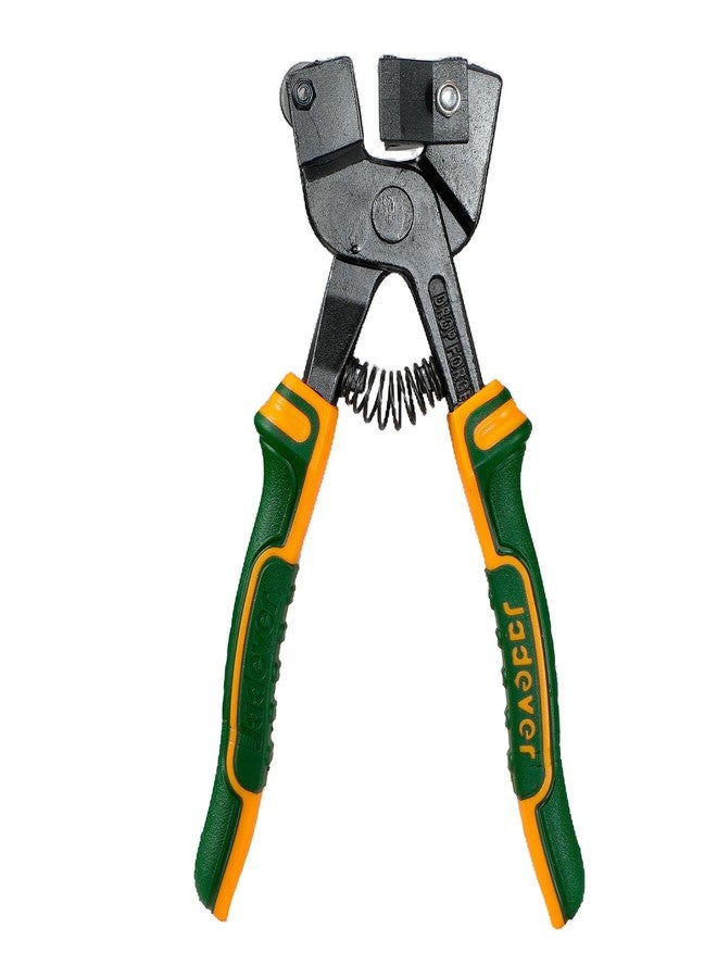 Jadever 8-Inch Glass Nipper, Tile Cutting Pliers, Shapping Pliers, Black Polished - Image 1