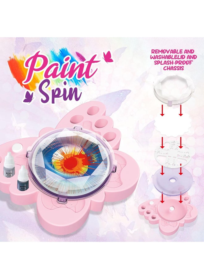 Paint Spin Art Machine Kit for Girls & Boys, Arts & Crafts for Kids, Art Drawing Supplies, Painting Kits,Ideal Gift for 4 5 6 7 8-12 Years Old - Image 2